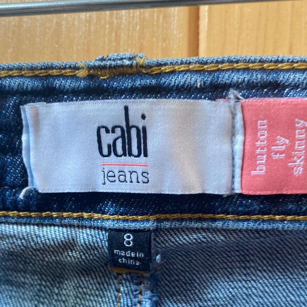 CAbi Medium Wash Skinny Jeans - Picture 4 of 6